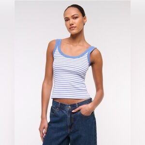 Abercrombie Vintage Style Scoopneck Tank